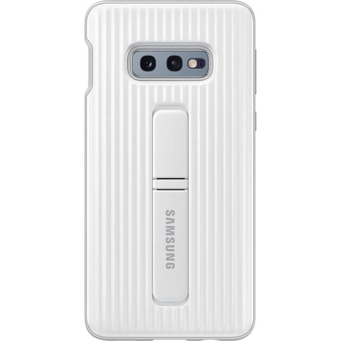 Samsung Coque renforcée fonction Stand S10e - Blanc
