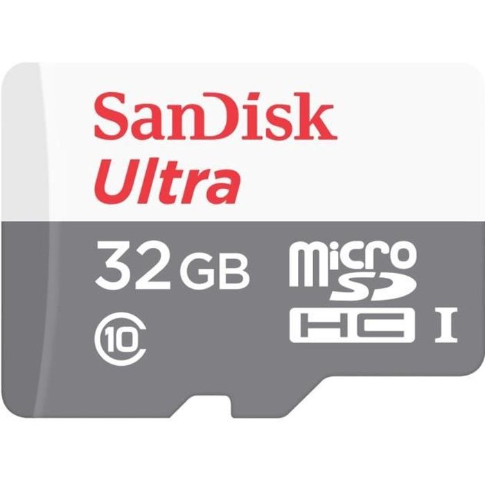 Carte M.SDHC Ultra 32GB (UHS-1/Cl.10/100MB/s) +Adaptateur
