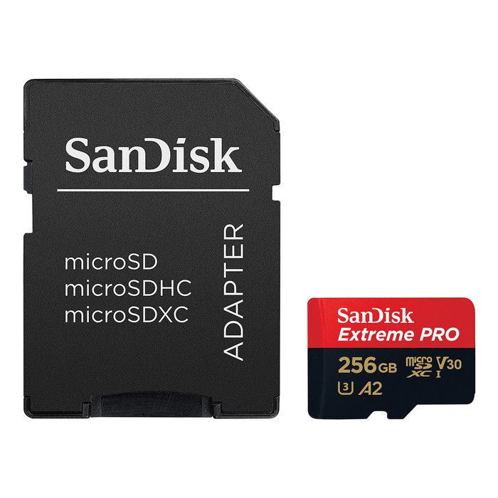 Carte Mémoire - SanDisk - Extreme Pro - 256Go - Vitesse 200MB/s - UHS-I U3 V30