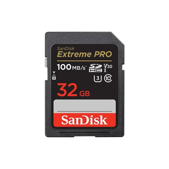 Carte Mémoire SDHC Sandisk Extreme Pro 32Go SDHC 100MB/S 90MB/S UHS-I V30