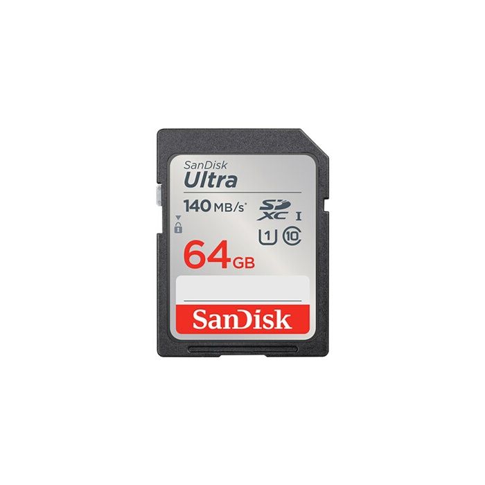 Carte SDXC - SanDisk - Ultra - 64 Go - 140 Mo/s - UHS-I U1