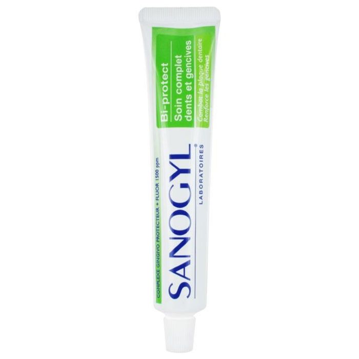 Dentifrice - Sanogyl - Bi-Protect - 75ml - Soin Dents et Gencives - Reminéralisation Émail