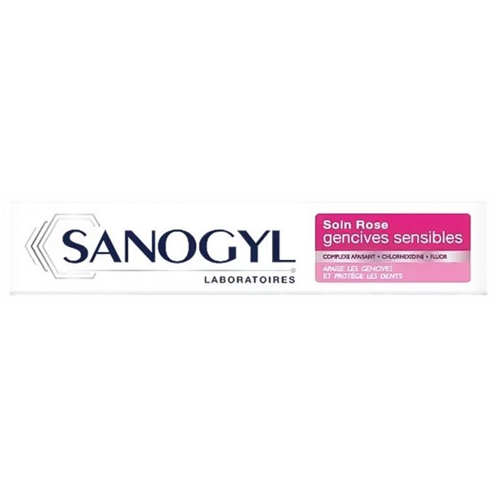 Dentifrice - Sanogyl - Rose - 75ml - Gencives Sensibles - Anti-inflammatoire