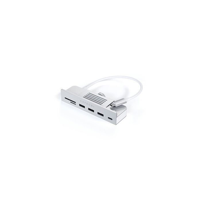 Hub USB - Satechi - ST-UCICHS - 6 Ports - Fixation iMac 24'' - Aluminium Argent