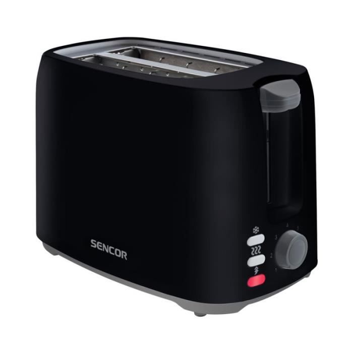 Grille-pain - SENCOR - STS 2607BK - 750W - 2 fentes - Noir