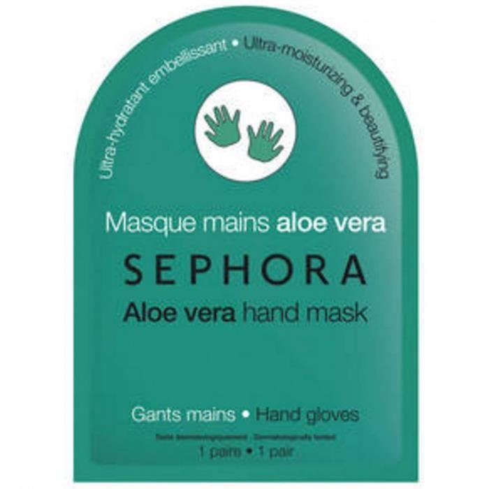 Masque pour les mains - SEPHORA - Aloe Vera - Anti-âge - Hydratant - Nourrissant