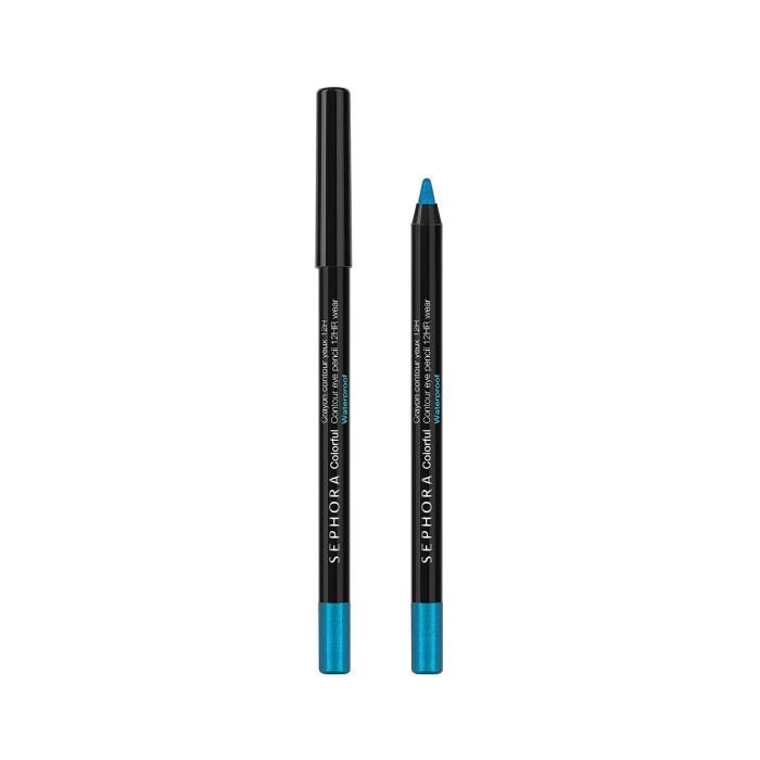 Crayon pour les yeux - SEPHORA - Waterproof 12H - Couleur Peacock Blue - Regard intense - Résistant à l'eau