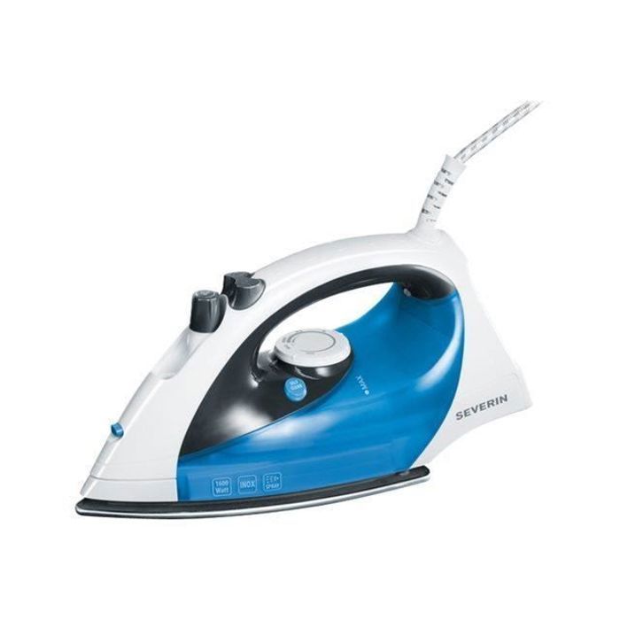 Fer vapeur - SEVERIN - BA3274 - 2200 W - Blanc/bleu/gris - Vapeur à réglage variable