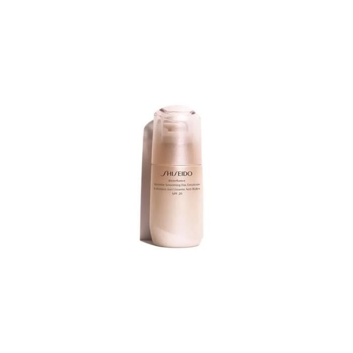 Shiseido Benefiance Emulsion Jour Lissante Anti Rides SPF20 75Ml TU Blanc