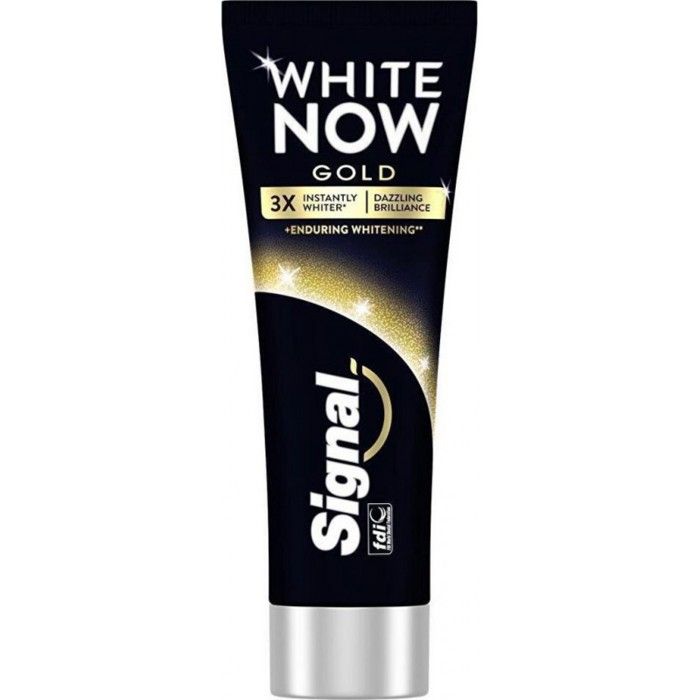 Dentifrice - SIGNAL - White Now Gold - Tube 75ml - Pour adultes - Mixte