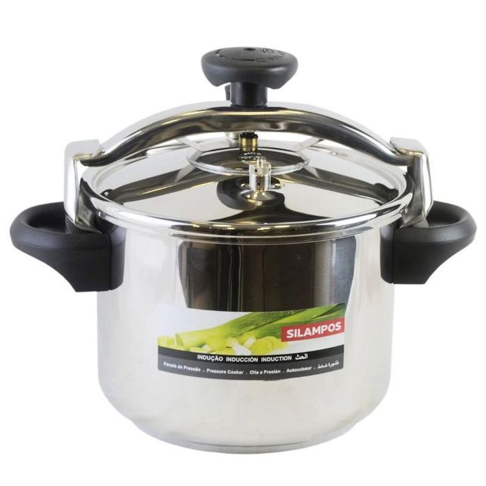 Cocotte autocuiseur avec panier inox 6L SILAMPOS
