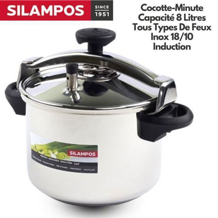Cocotte autocuiseur 8 L SILAMPOS