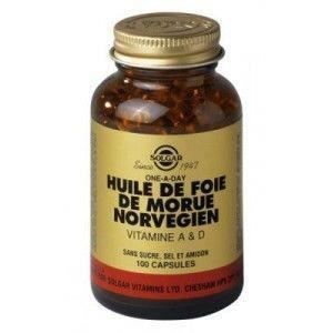 Solgar Huile de foie de Morue 100 Softgels