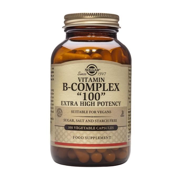 Solgar Vitamine B-Complex "100" - Capsules Végétales - 100