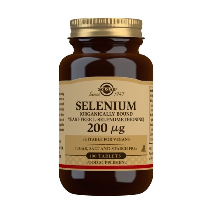 Compléments alimentaires Selenium Yeast Free 200 Mcg BI6802 , Solgar,