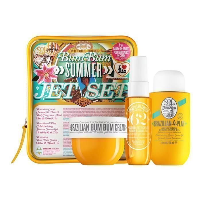 Ensemble Jet Bum Bum - Sol de Janeiro - Crème 50mL - 4PLAY 90mL - Parfum Cheirosa ’62 30mL