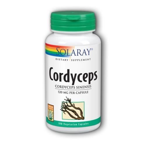 Solaray Cordyceps - Vitamines - Suppléments - 100 capsules