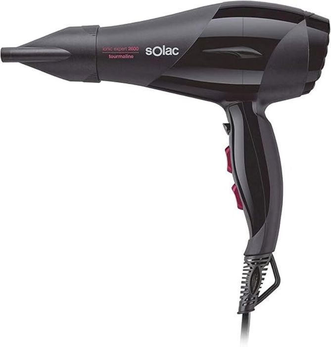 Sèche-cheveux - Solac - SP7170EXPERT - 2600W - IONIC - Noir