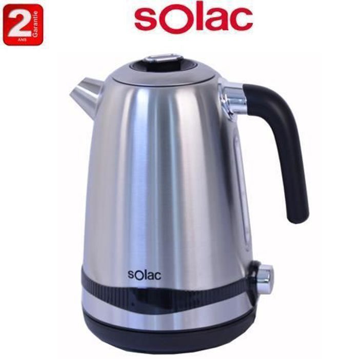 Bouilloire - SOLAC - SELECTA 2200W - 1,7L - Acier inoxydable - Température réglable