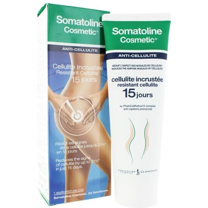 Crème anti-cellulite - SOMATOLINE - Thermoactive - 250ml - Action intensive - Phytocellactive complex