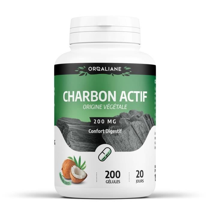 Charbon végétale 230 mg - 200 gélules
