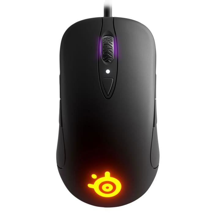 Souris filaire pour gamer - SteelSeries - Sensei Ten - Ambidextre - 18000 dpi - 8 boutons programmables