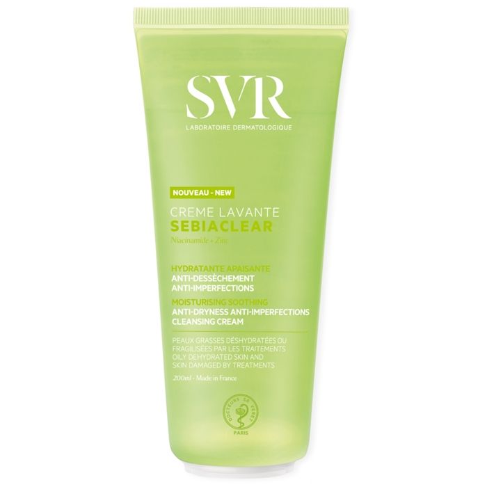 Crème Lavante - SVR - Sebiaclear - 200ml - Anti-imperfections - Hydratante