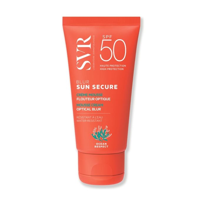Crème Mousse Flouteur Optique - SVR - Sun Secure Blur - SPF50 - 50ml - Peaux Sensibles