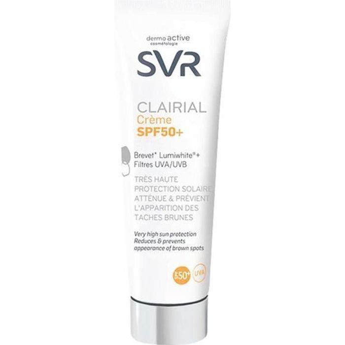 Crème Solaire Anti-Taches - SVR Clairial - SPF50+ - 50ml - Protection UV et soin dépigmentant