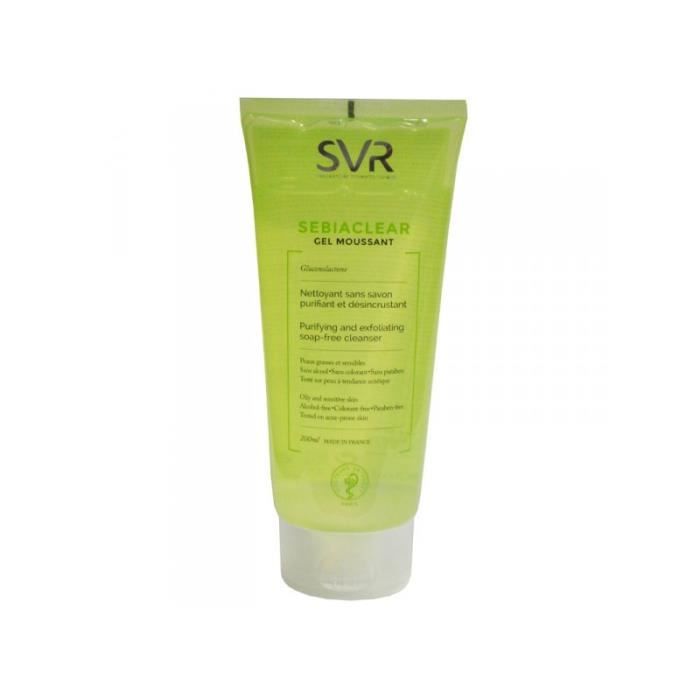SVR Sebiaclear Gel Moussant 200ml