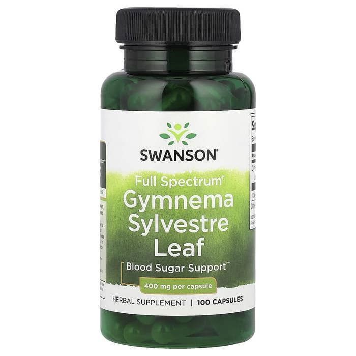 Complément alimentaire Gymnema Sylvestre - SWANSON - 100 gélules - 400 mg