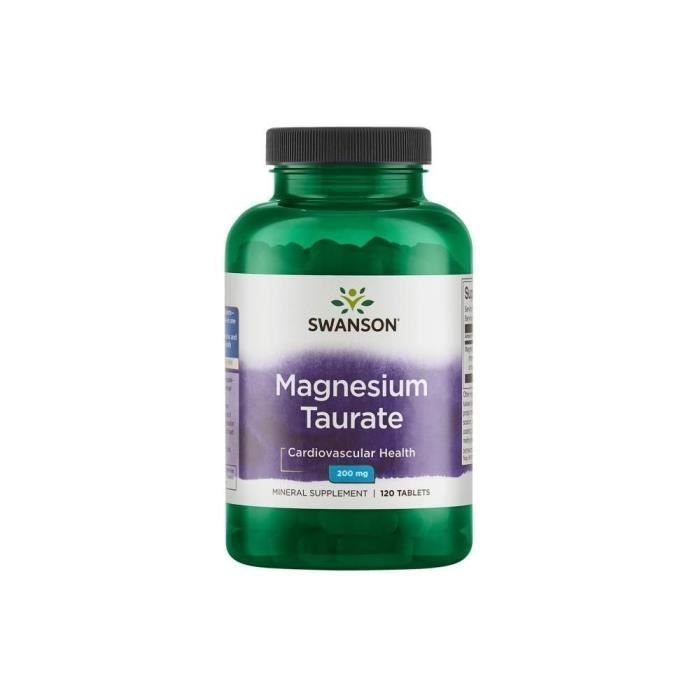 Compléments alimentaires Magnesium Taurate 100 MG BI6859 , Swanson,