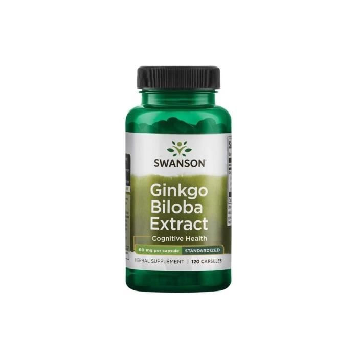 Compléments alimentaires Ginkgo Biloba Extract BI6882 , Swanson,