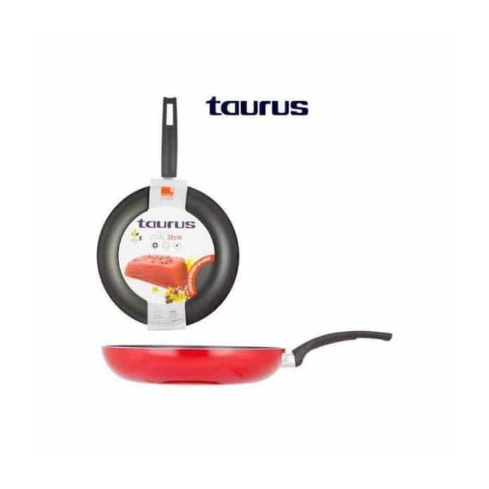 Poêle - TAURUS - Vital - 20 cm - 5 couches anti-adhésives - Silicone résistant - Épaisseur 2,4 mm