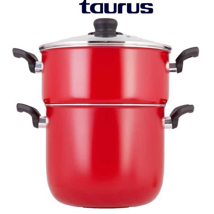 Couscoussier - TAURUS - Vital - 8L - Aluminium - Anti-adhésif