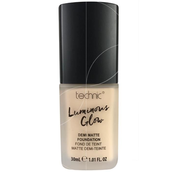 Luminous glow Fond de teint Mat Demi-teinte Porcelaine 30ml