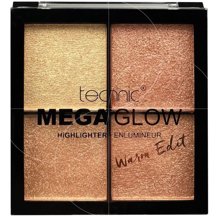 Enlumineur - Technic - Mega Glow Warm edit - 4 teintes - Éclat lumineux - 10g