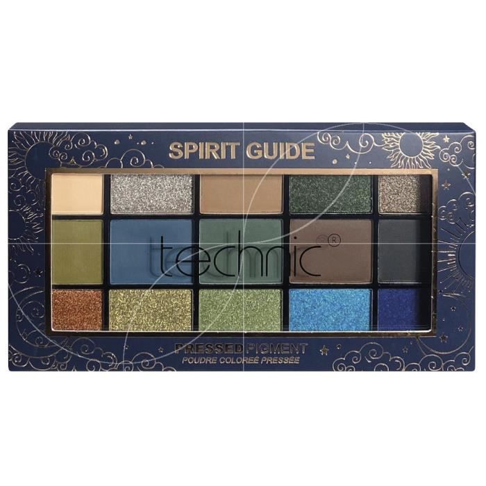 Fard à paupières - Technic - Palette 15 Fards Spirit Guide - Multicolore - 30g - Non waterproof