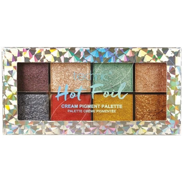 Fard à paupières - Hot foil - Palette crème pigmentée - Multicolore - Pailletés - Non waterproof
