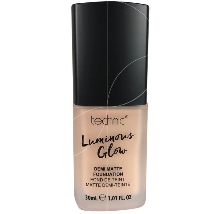 Fond de teint - Luminous glow - Demi-teinte Ivoire - 30ml - Mat - Tous types de peau