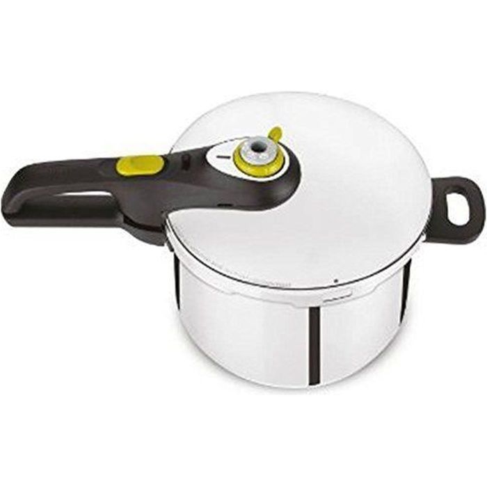 Autocuiseur - Tefal - Secure 5 - 6 litres - 5 niveaux de sécurité - Induction
