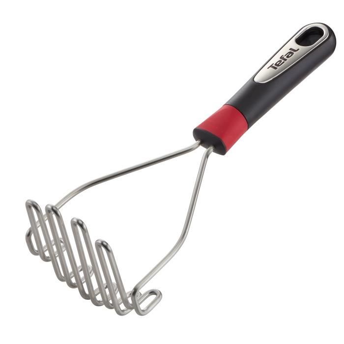 TEFAL Ecrase purée en inox Ingenio - Gris et noir