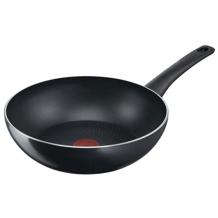 Poêle - TEFAL - C27 819 83 - 28 cm - Revêtement en titane - Anti-adhésif