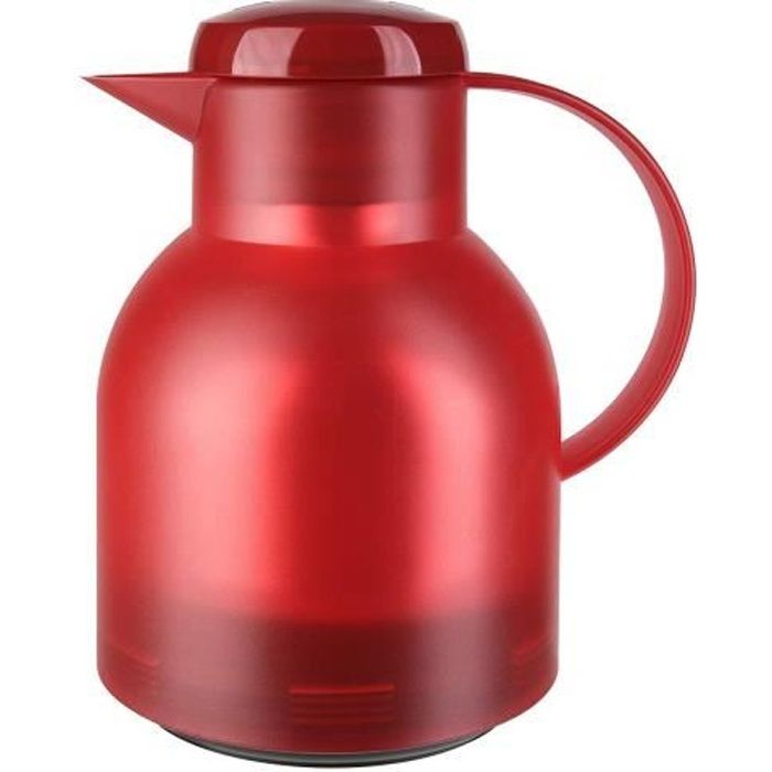 Carafe Isotherme - Tefal - SAMBA - 1L - Rouge Translucide - 100% hermétique