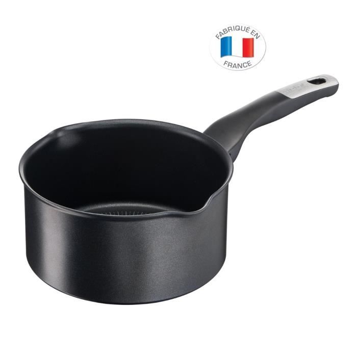 TEFAL G2553002 Casserole 20 cm (2,9 L) UNLIMITED - Tous feux dont induction - Fabrication française - Noir
