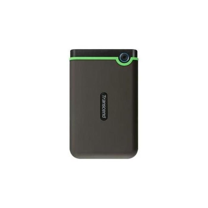 Disque dur externe TRANSCEND StoreJet 25M3 - 2 To - 2.5" - USB 3.1 Gen 1 - Gris