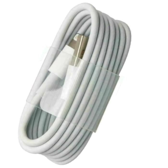 Câble De Charge Pour Iphone, Câble Lightning De 1 M, Câble De Charge Rapide Usb Compatible Avec Iphone 11-Pro-Xs Max-X-8-7-Pl[J2300]
