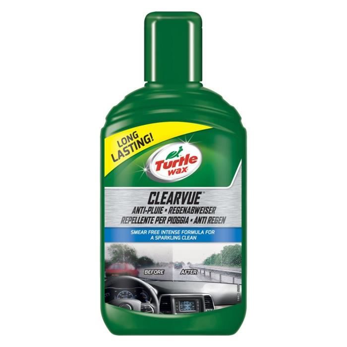 Turtle Wax Clearvue Rain Repel Nettoyant pour vitres de voiture Smear Free 300ml