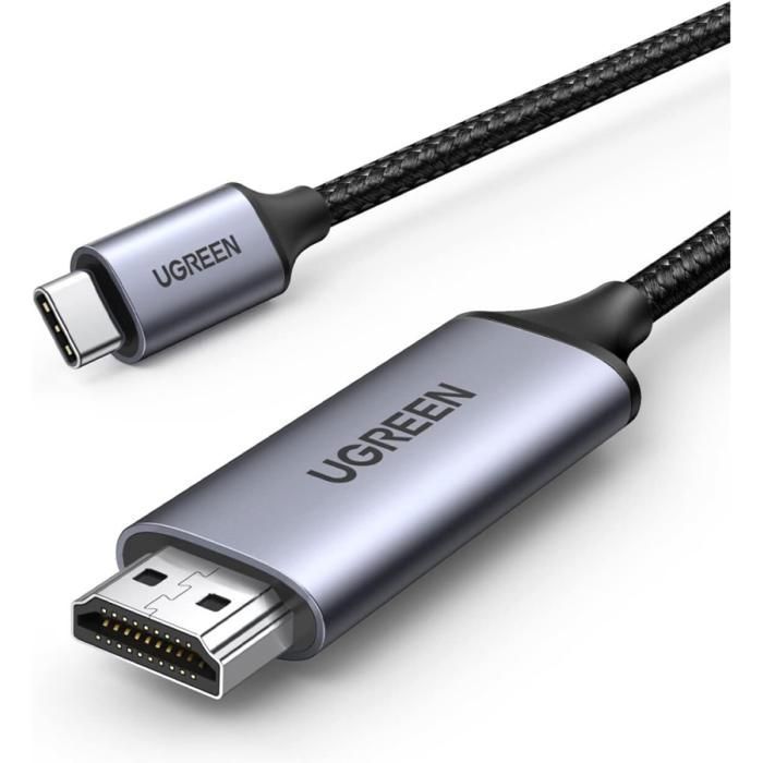 Câble HDMI - Ugreen - 50570 - 1,5 m - USB C - HDMI Typ A - Noir
