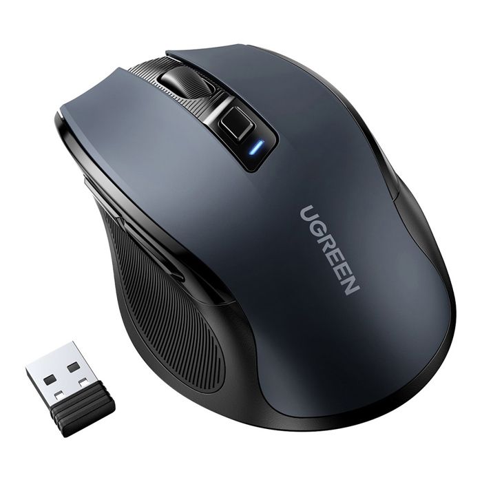 Souris Optique - UGREEN - Ergonomique - 4000 dpi - WiFi 2,4 Ghz - Silencieuse